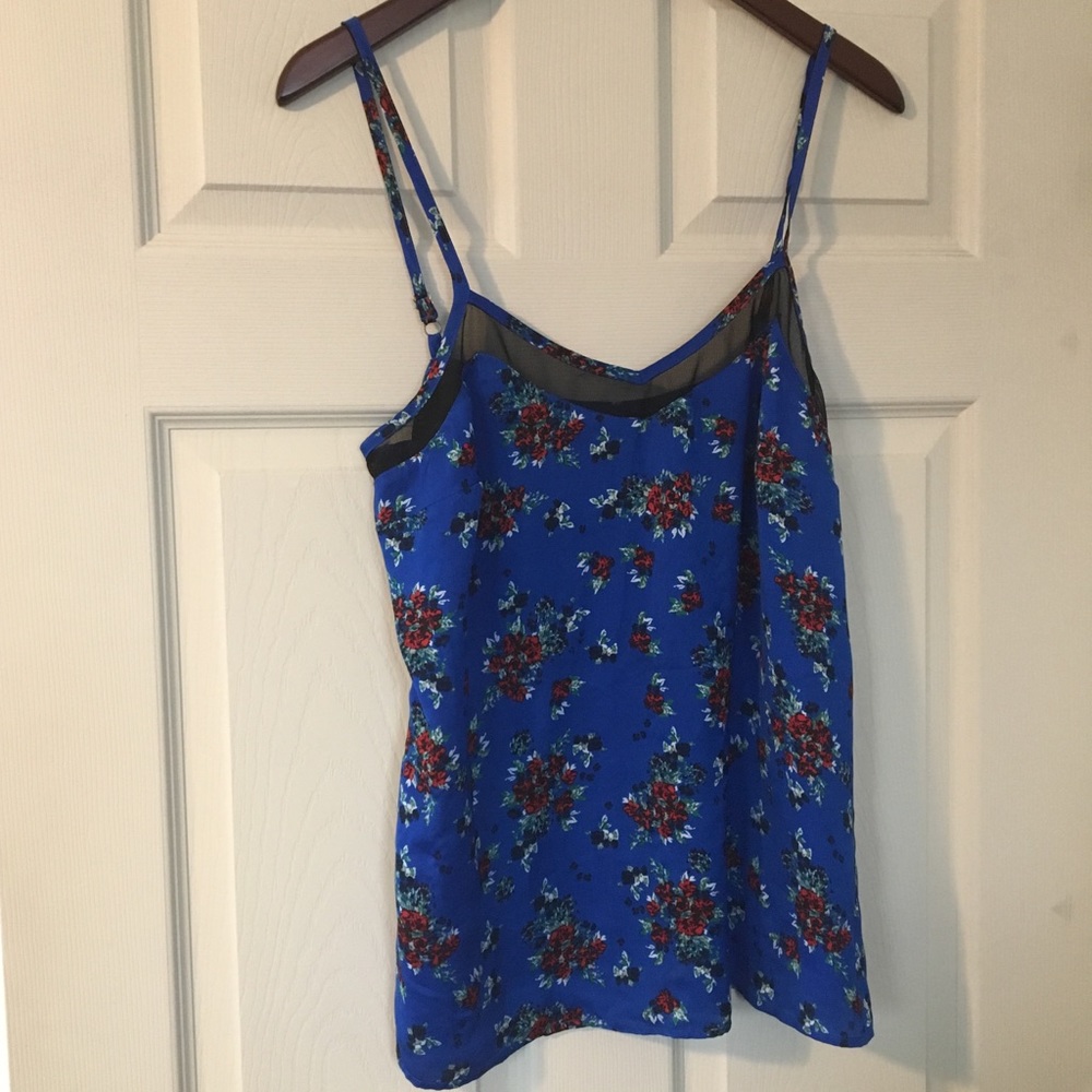 I ❤️ Ronson blue floral cami Size Medium